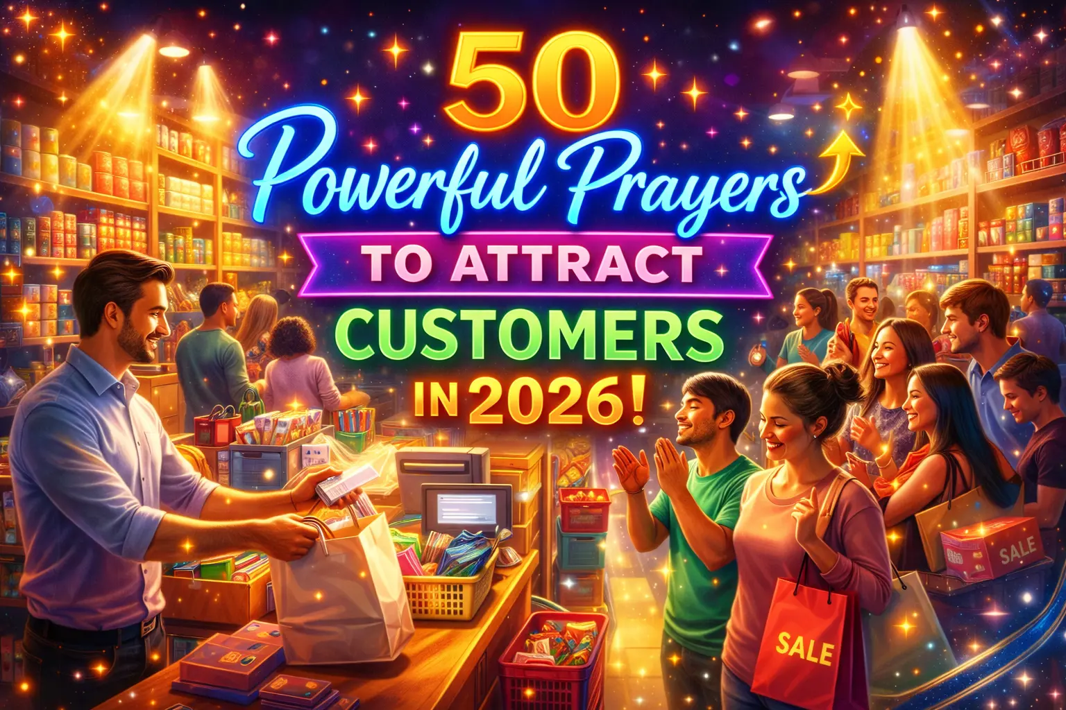 50 powerful prayers to attract customers in 2026