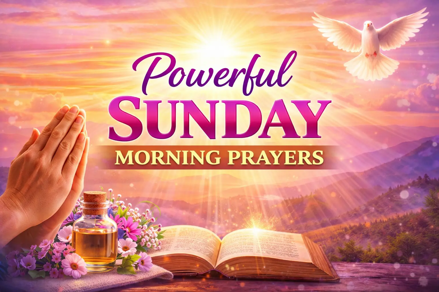 45+ Sunday Morning Prayers to Start Your Week Right