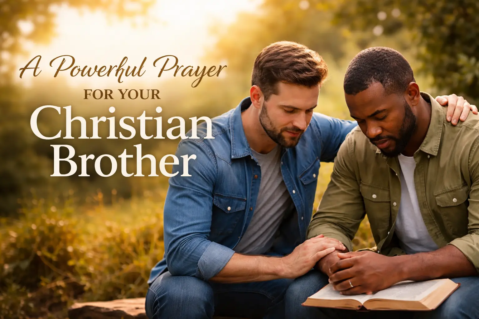 A Powerful Prayer for a Christian Brother: Strength, Faith, and Guidance