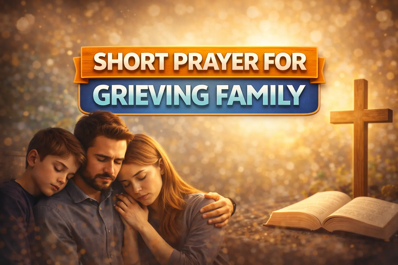 Short Prayer for Grieving Family: Finding Comfort, Strength, and Peace in Difficult Times