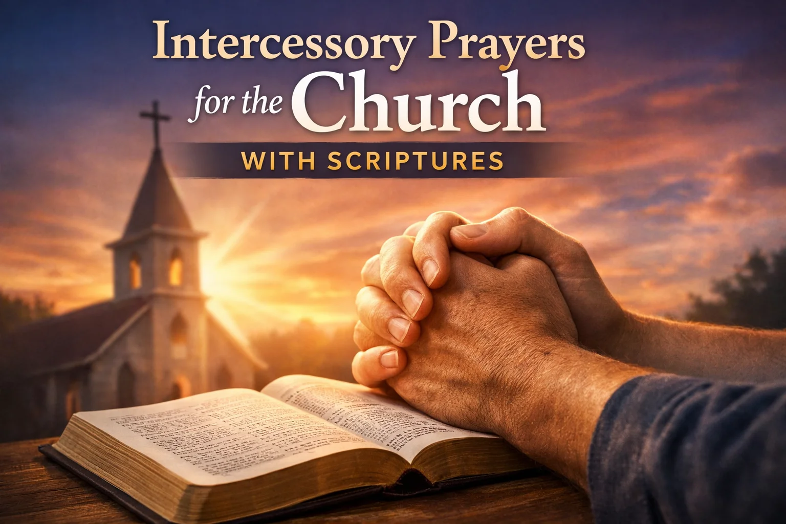 Intercessory Prayers for the Church with Scriptures