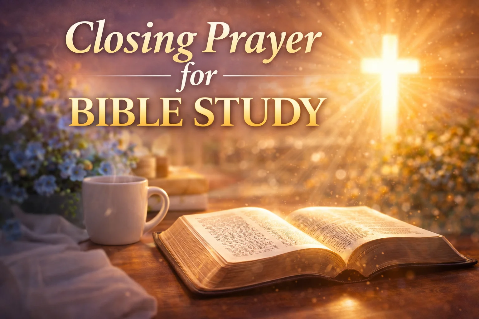 Closing Prayer for Bible Study