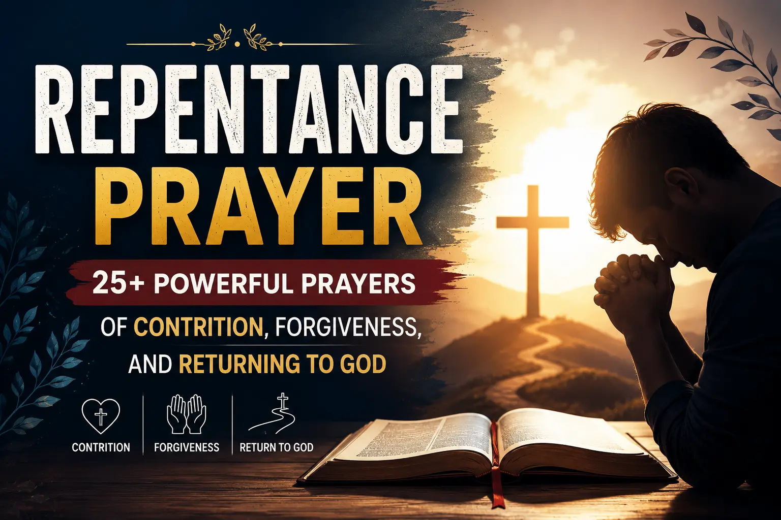 Repentance Prayer: 25+ Powerful Prayers of Contrition, Forgiveness, and Returning to God