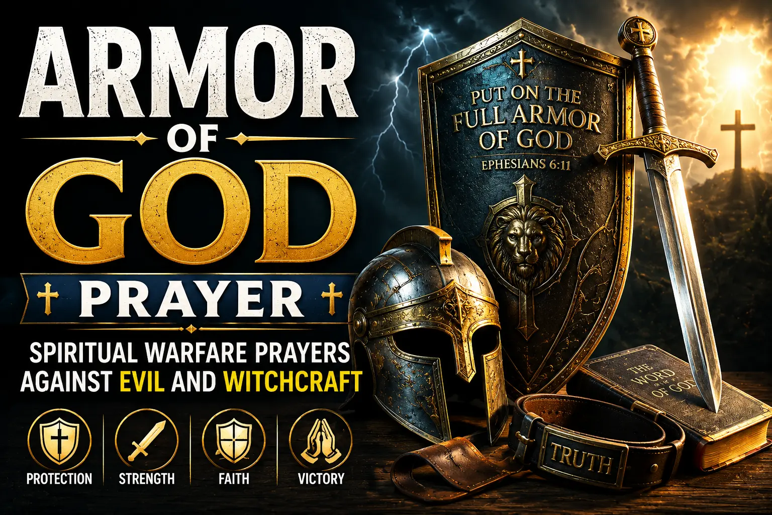 Armor of God Prayer: Spiritual Warfare Prayers Against Evil and Witchcraft