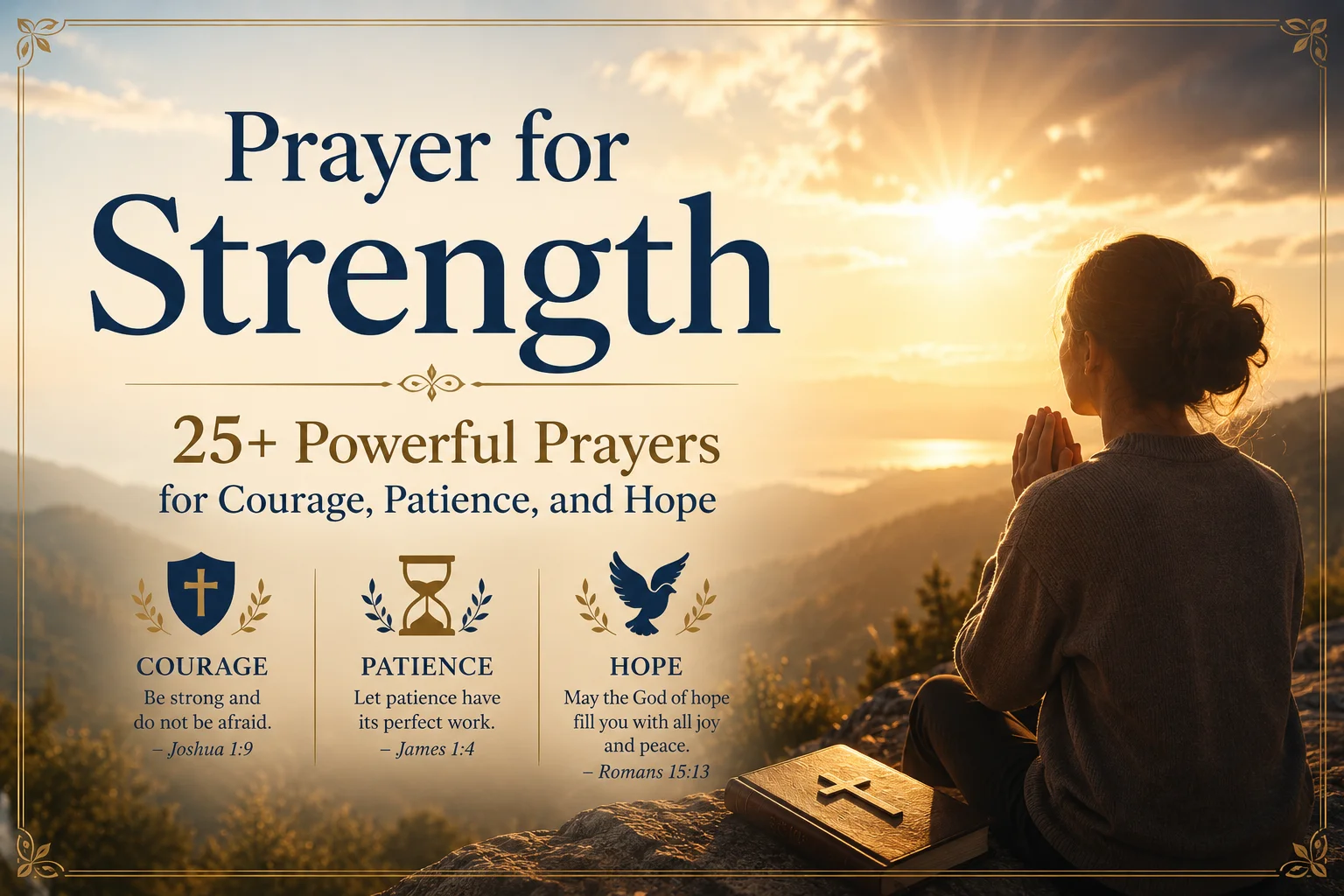 Prayer for Strength: 25+ Powerful Prayers for Courage, Patience, and Hope